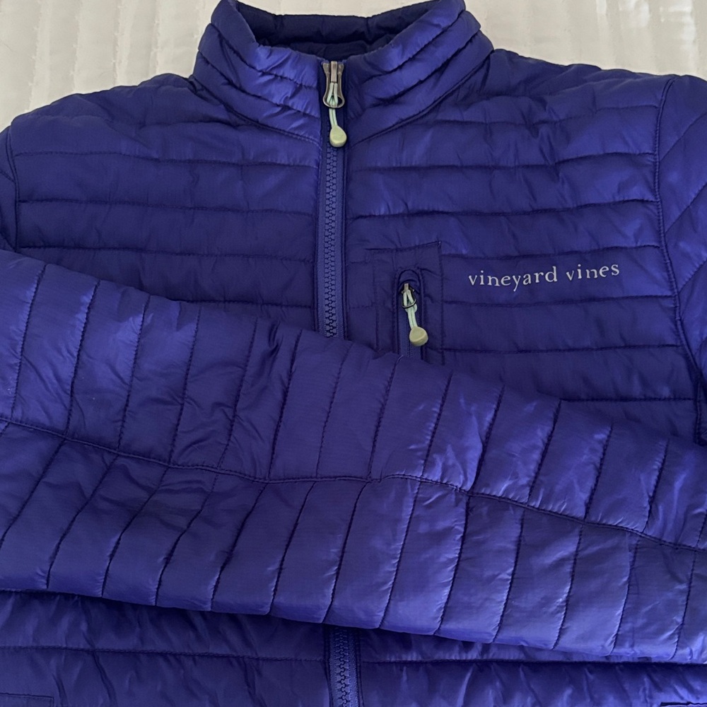 Vineyard Vines Vibrant Purple Puffer Jacket